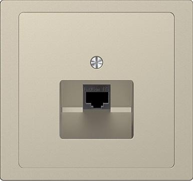 Merten D-Life telephone socket (sahara)